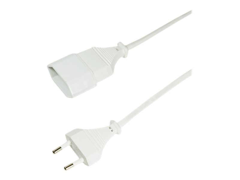 LogiLink Spannungsversorgungs-Verlängerungskabel - Eurostecker (W)