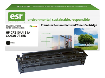Armor ESR - Schwarz - kompatibel - wiederaufbereitet - Tonerpatrone (Alternative zu: HP CF210A)
