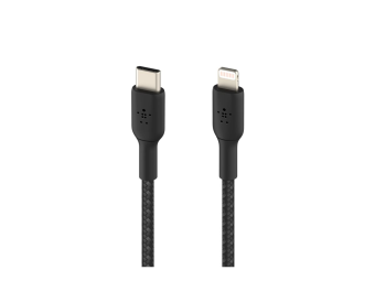 Belkin BoostCharge - Lightning-Kabel - USB-C männlich zu Lightning männlich - 1 m - Schwarz - USB Power Delivery (18W)