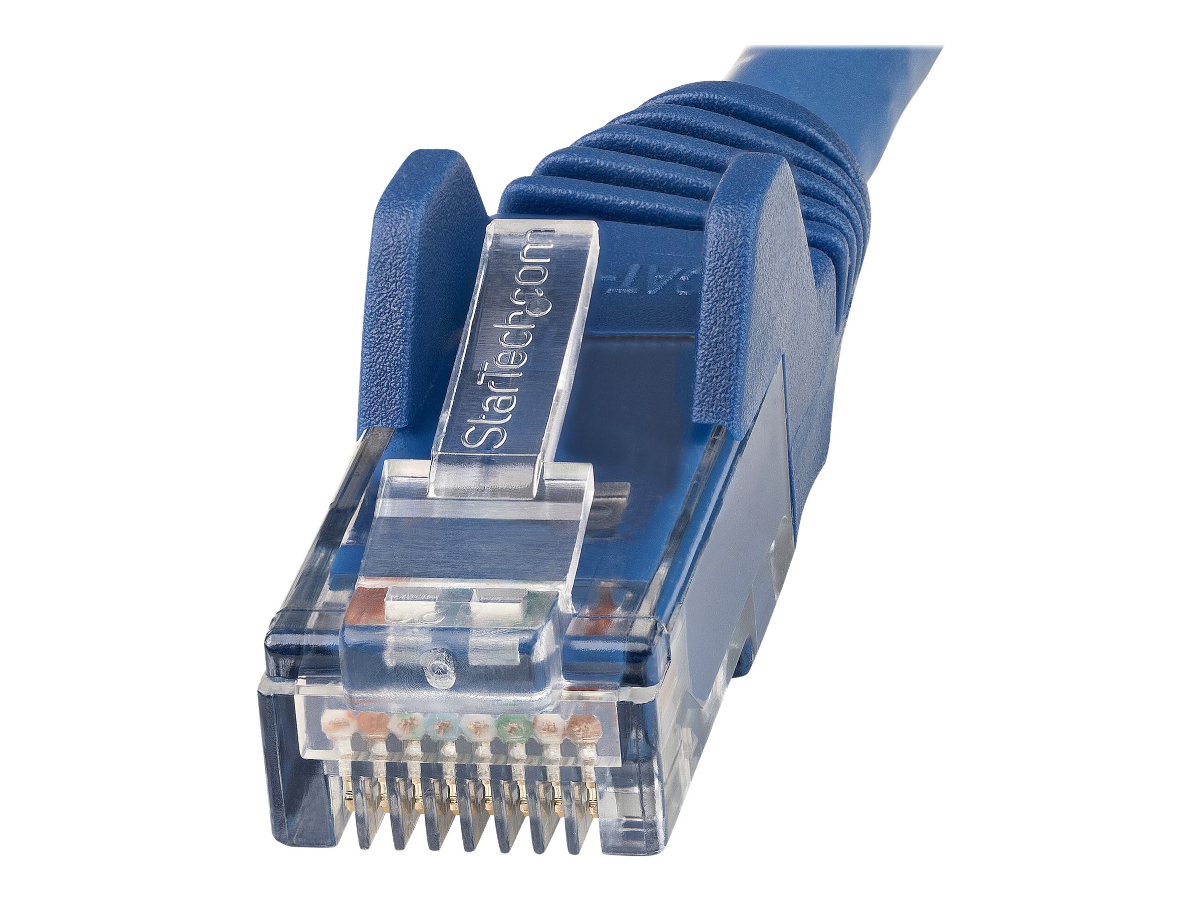 StarTech.com 15m Netzwerkkabel CAT6 - LSZH(weniger Rauch, Halogenfrei) - 10Gbit 650MHz 100W POE RJ45 UUTP LAN-Patch Kabel - Blau, ETL Zertifizierung, 24AWG, Installationskabel (N6LPATCH15MBL)