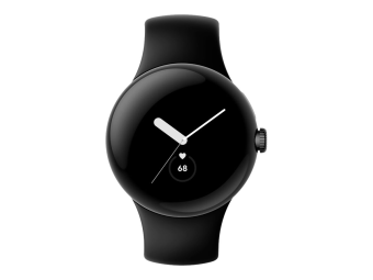 Google Pixel Watch - 41 mm - Mattschwarz - intelligente Uhr mit Active Armband