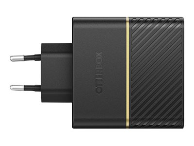 OtterBox Wall Charger - Netzteil - 50 Watt - 3 A - PD 3.0, USB BC 1.2 - 2 Ausgabeanschlussstellen (24 pin USB-C)