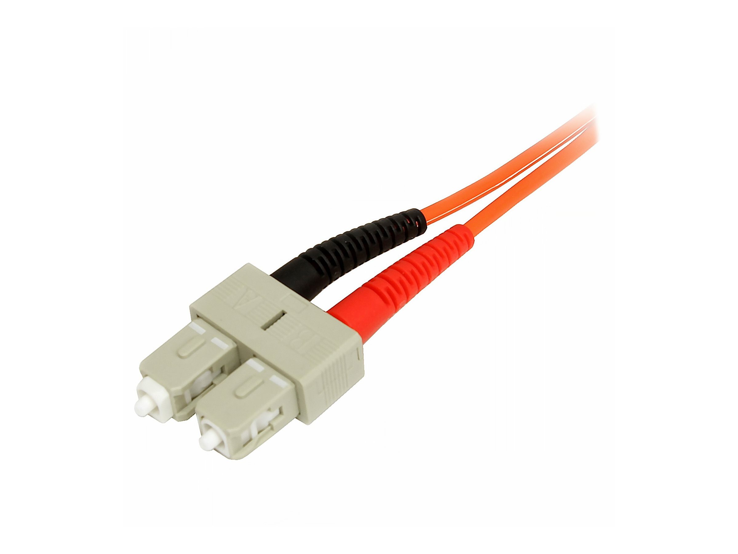 StarTech.com 1m Fiber Optic Cable - Multimode Duplex 50125 - LSZH - LCSC - OM2 - LC to SC Fiber Patch Cable (50FIBLCSC1)