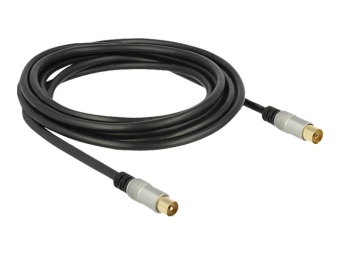 Delock Premium - Antennenverlängerungskabel - IEC-Anschluss weiblich zu IEC-Anschluss männlich