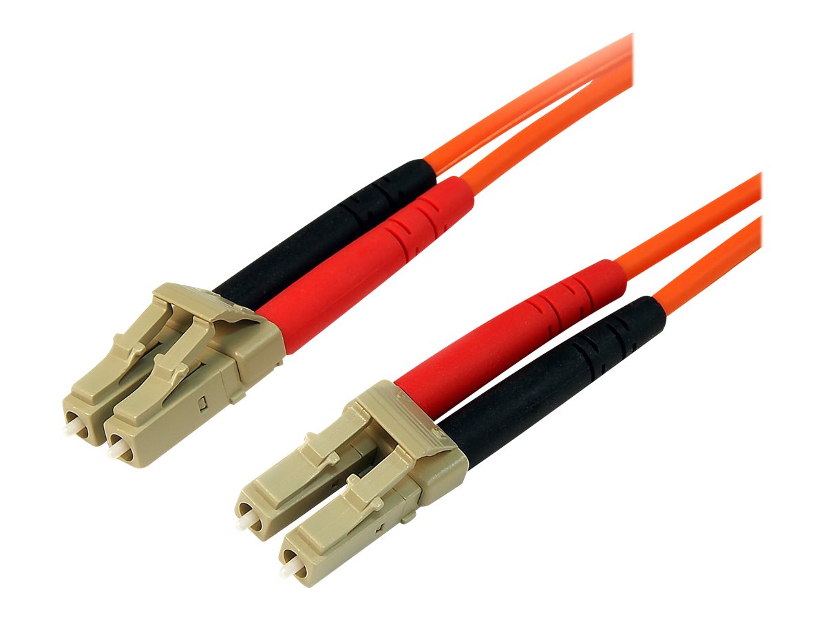 StarTech.com 10m Fiber Optic Cable - Multimode Duplex 50125 - LSZH - LCLC - OM2 - LC to LC Fiber Patch Cable - Patch-Kabel - LC Multi-Mode (M)