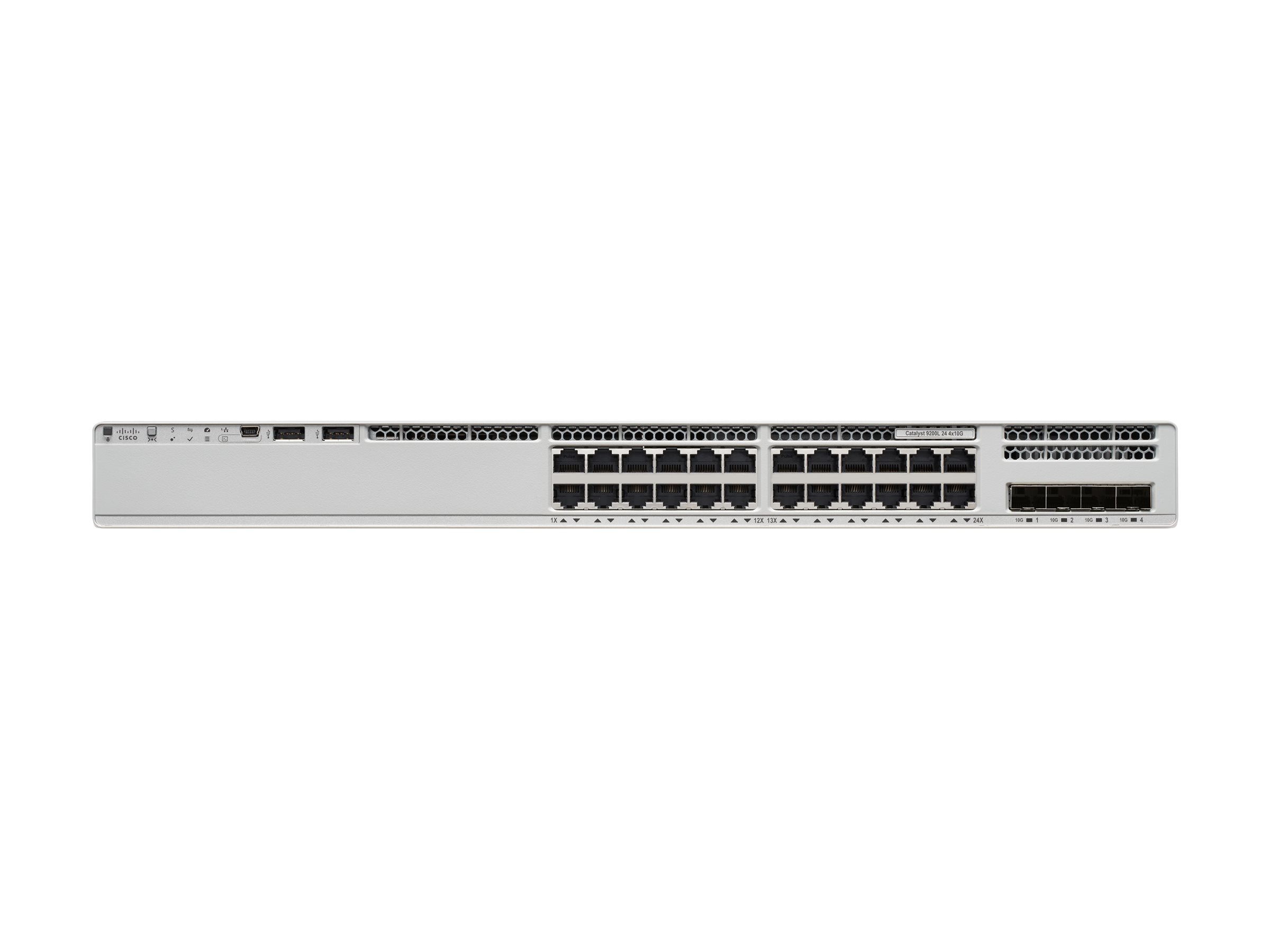 Cisco Catalyst 9200L - Network Advantage - Switch - L3 - 24 x 101001000 + 4 x 10 Gigabit SFP+ (Uplink)