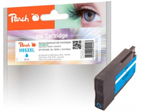 Peach Patrone HP Nr.953XL cyan mit OEM Chip remanufactured - Wiederaufbereitet - Kompatibel