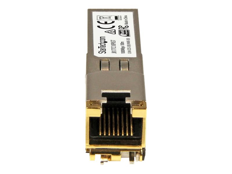 StarTech.com Startech Gigabit RJ45 Kupfer SFP Transceiver Modul - HP J8177C kompatibel 1000Base-T - Mini GBIC - 10er pack - SFP (Mini-GBIC)-