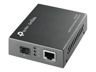 TP-LINK MC220L - Medienkonverter - 1GbE - 1000Base-LX, 1000Base-SX, 1000Base-LH - RJ-45  SFP (mini-GBIC)