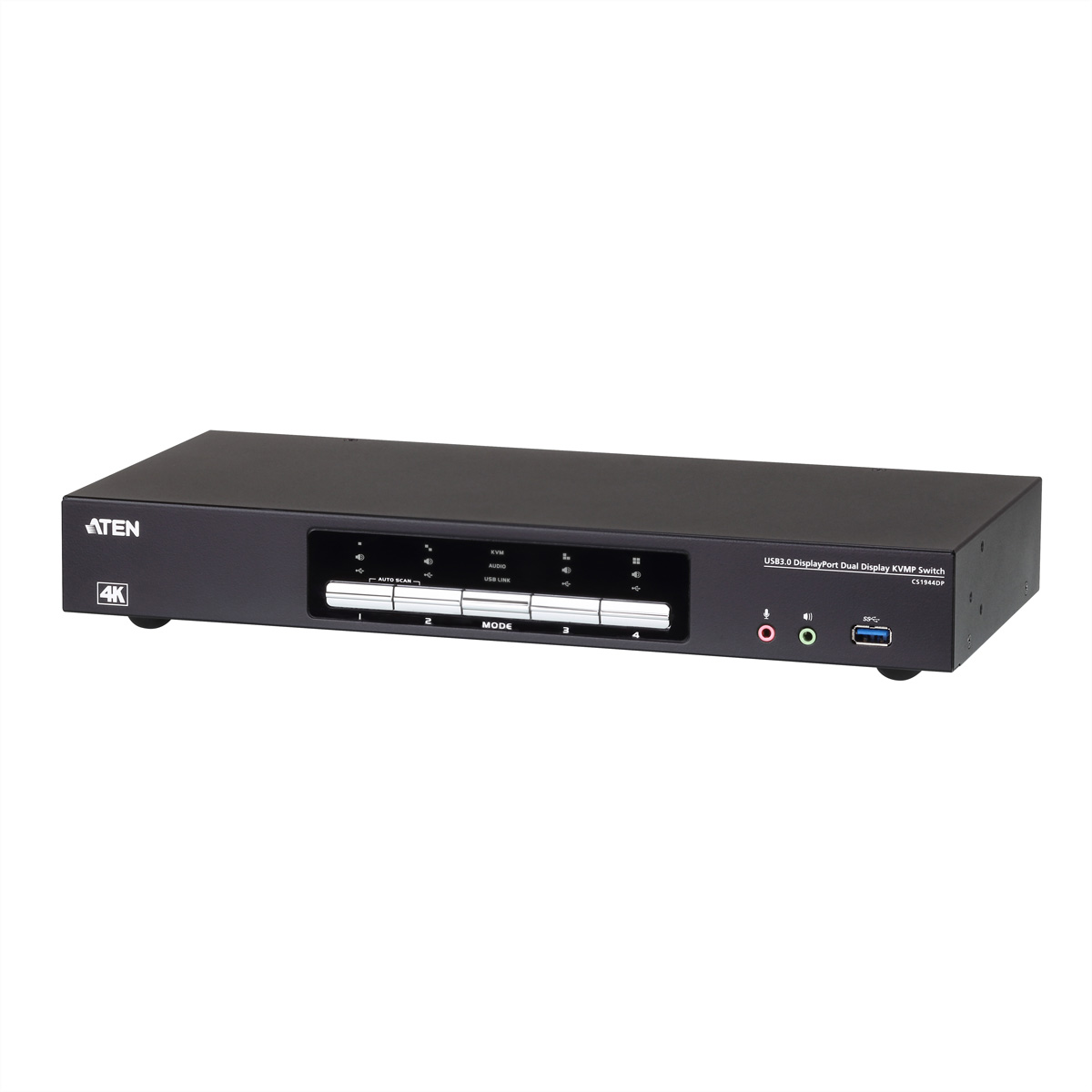 ATEN CS1944DP - KVM-Audio-USB-Switch - 4 x KVMAudio