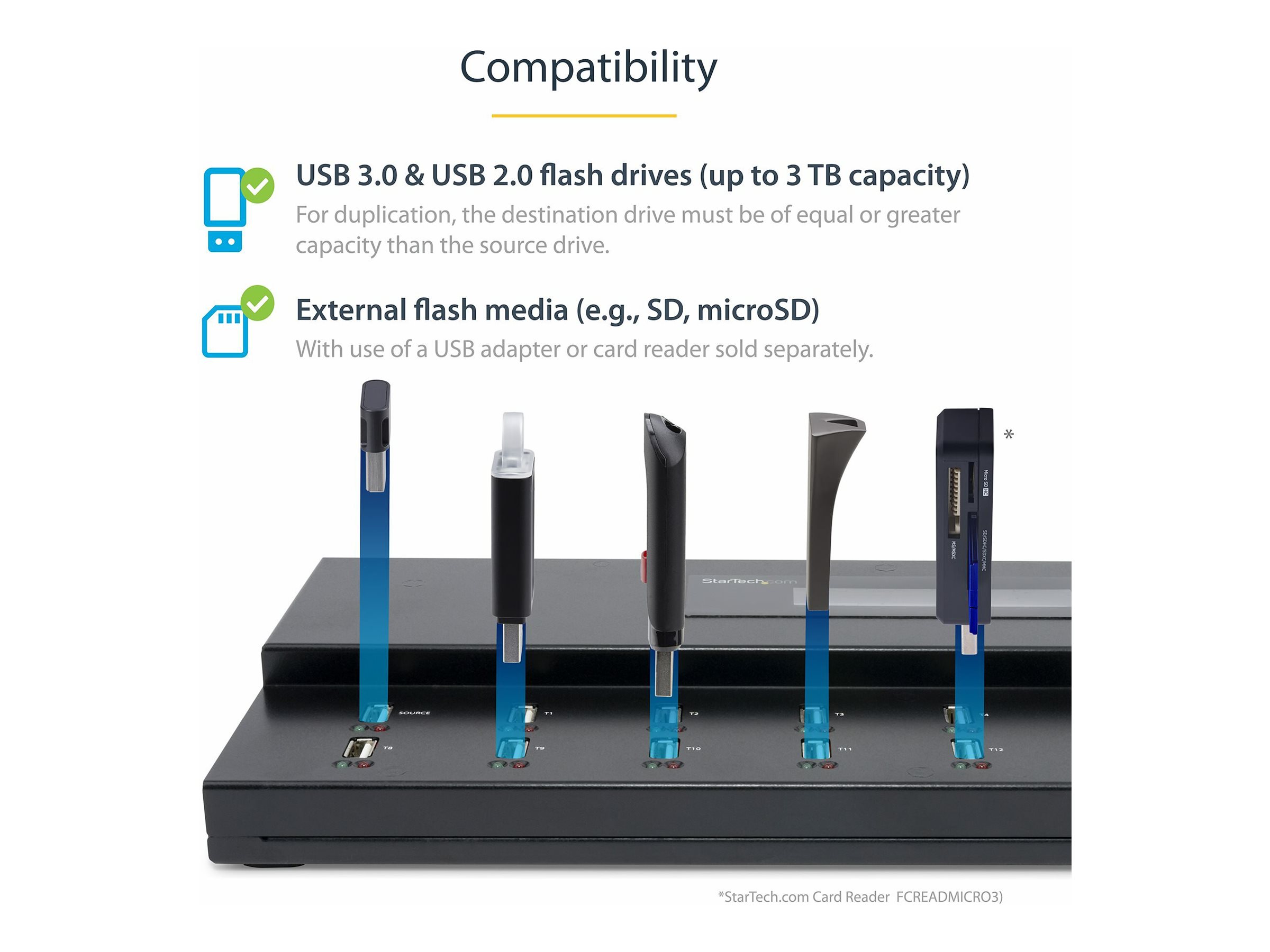 StarTech.com 115 Standalone USB Duplizierer