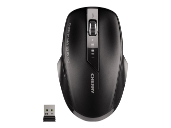Cherry MW 2310 2.0 - Maus - rechts- und linkshändig - optisch - 6 Tasten - kabellos - RF 2.4 GHz - kabelloser Empfänger (USB)