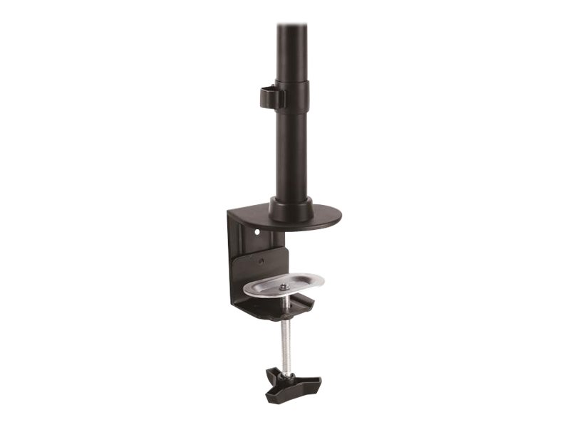 StarTech.com Vertical Desk Mount Dual Monitor Arm - For Monitors 13" to 27" - Adjustable - Desk Clamp  Grommet-Hole Mount - Dual VESA Monitors - Black (ARMDUALV)
