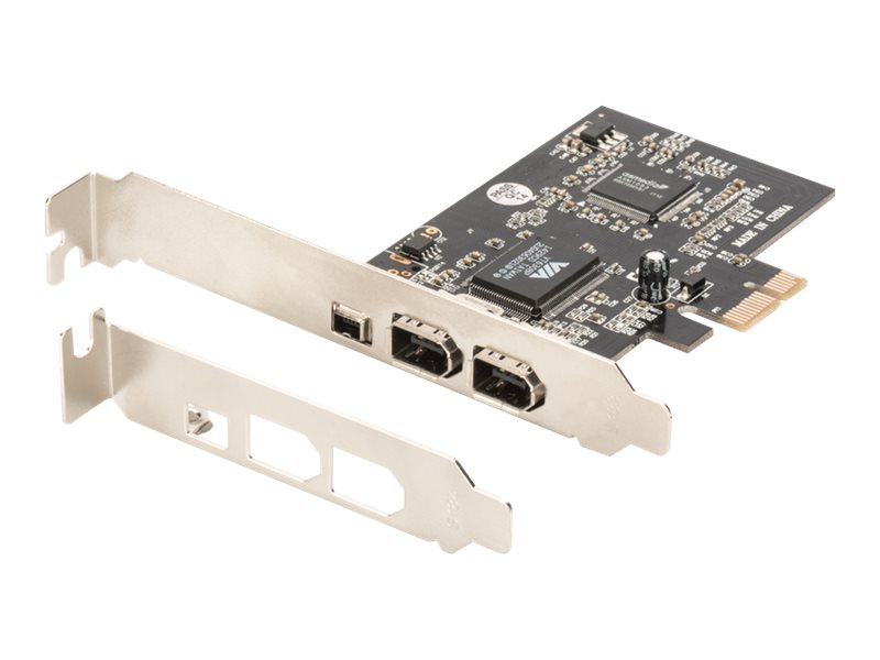 DIGITUS PCI Express Karte, Firewire 1394a (3+1 Port)
