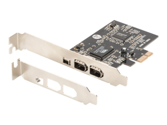 DIGITUS PCI Express Karte Firewire 1394a (3+1 Port)