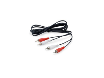 Equip 147094 - 2 x RCA - Männlich - 2 x RCA - Männlich - 2,5 m - Schwarz