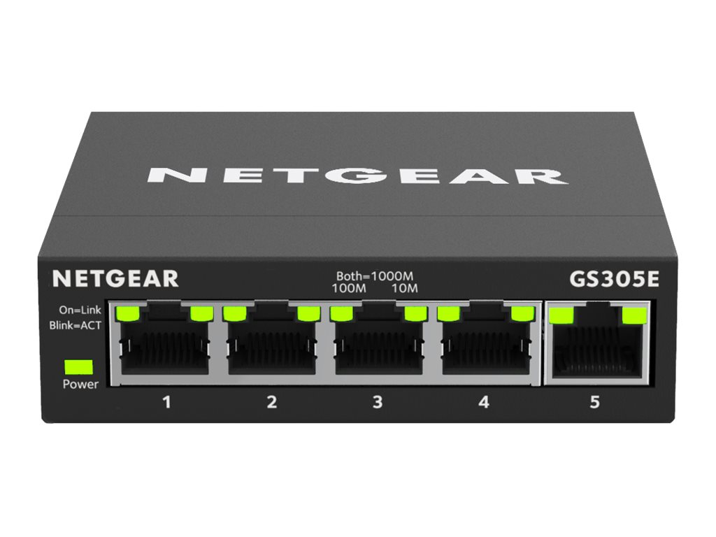 Netgear Plus GS305E - Switch - Smart - 5 x 101001000