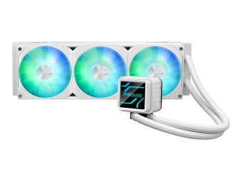 ASUS Prime LC 360 ARGB - White Edition - Prozessor-Flüssigkeitskühlsystem - Kühlergröße 360 mm - (für AM4, AM5, LGA1851, LGA1700, LGA1200, LGA115x Socket)