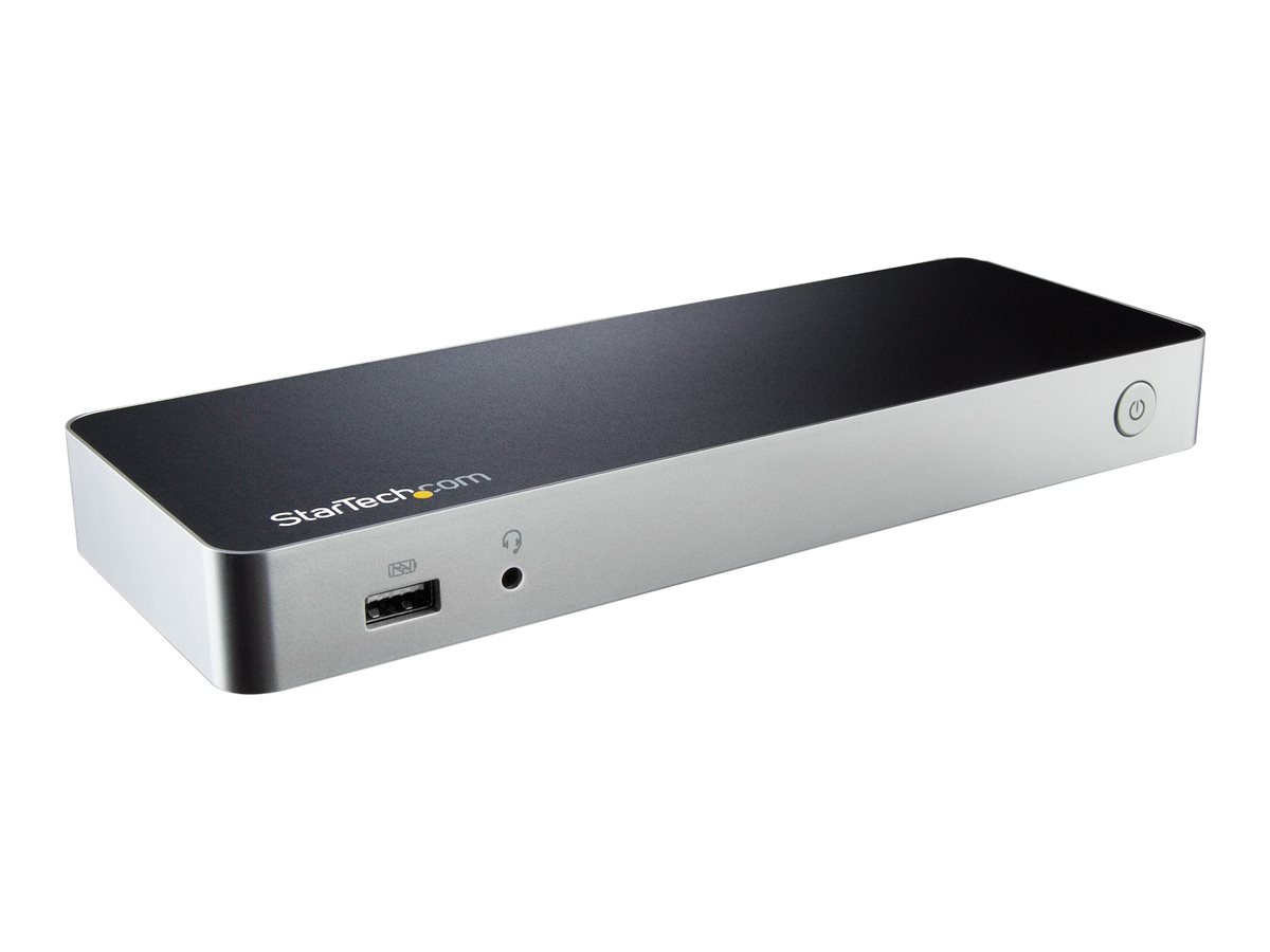 StarTech.com USB C Dockingstation für Zwei Monitore mit 60 W Power Delivery für Windows Laptops - USB C auf HDMI  DVI Dock - USB-C 3.1 Gen 1 Dock mit Laden - Thunderbolt 3 Kompatibel (MST30C2HHPDU)