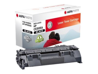 AgfaPhoto Schwarz - kompatibel - Tonerpatrone (Alternative zu HP 05A HP CE505A)