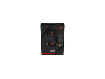 MEDIARANGE MRGS201 - rechts - Optisch - USB Typ-A - 4000 DPI - Schwarz
