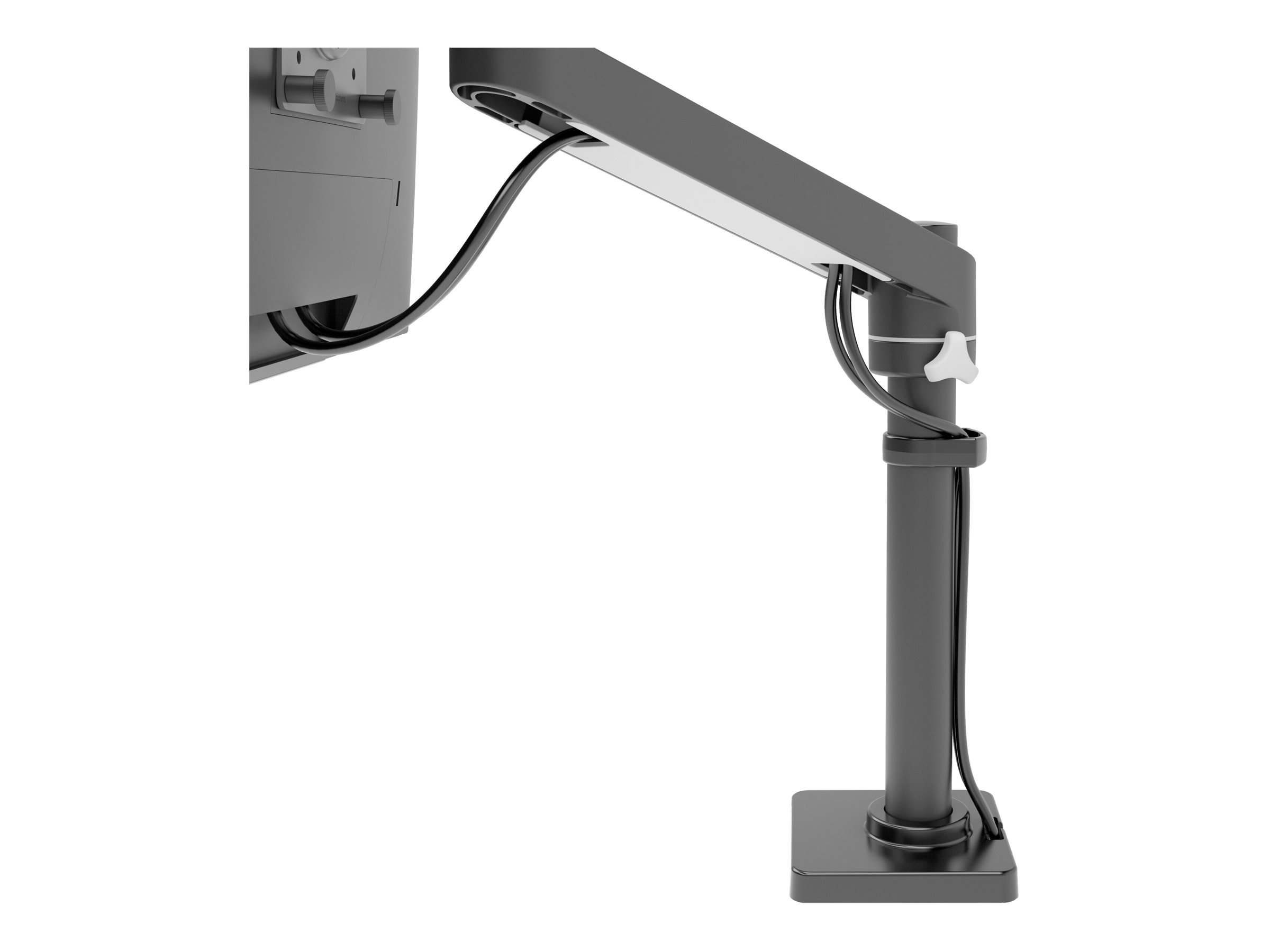 Ergotron NX - Befestigungskit (Gelenkarm, Arm-Einheit, Befestigungsmaterialien, Basis, Stange, Pivot) - für Monitor - mattschwarz - Bildschirmgröße bis zu 86,4 cm (bis zu 34 Zoll)