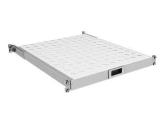 EFB Elektronik EFB-Elektronik - Rack-Schieberegal - Jet Black - 1U - 48.3 cm (19")