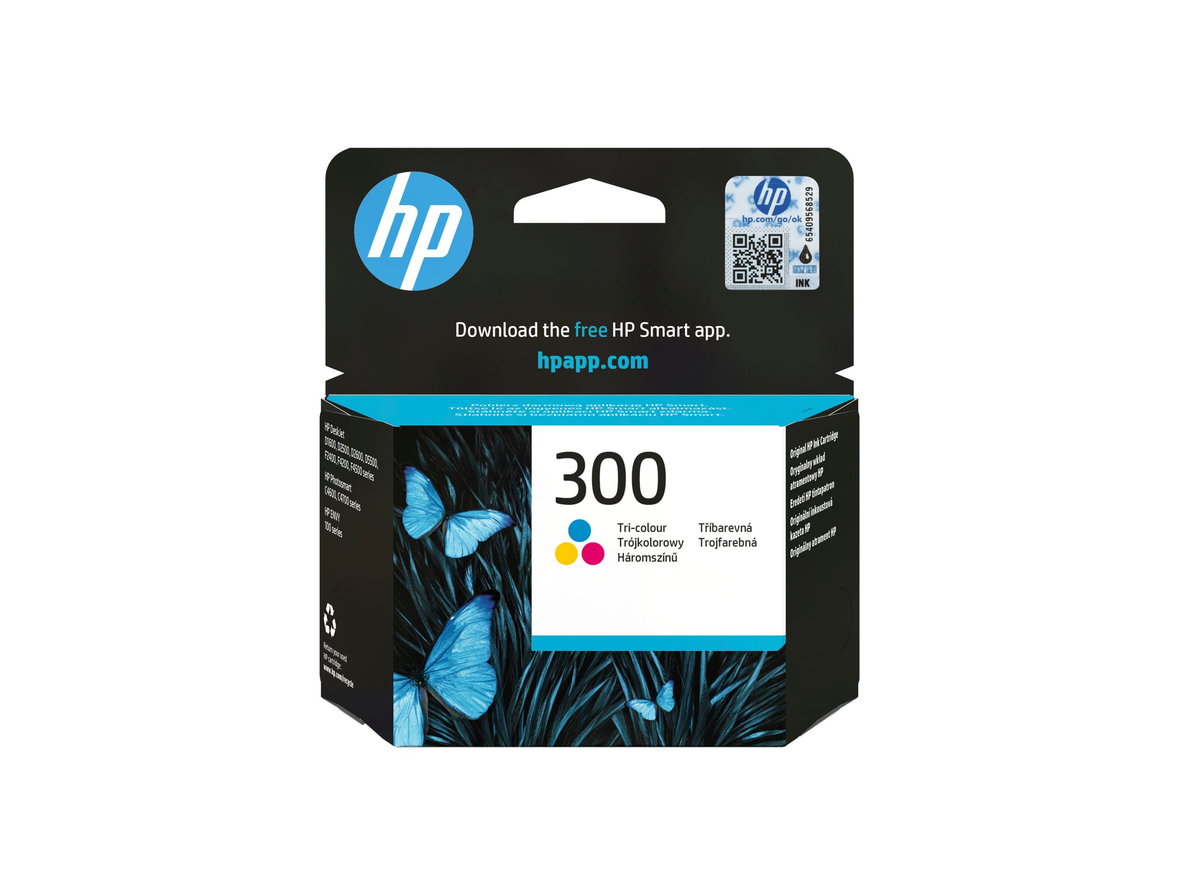 HP 300 - 4 ml - Farbe (Cyan, Magenta, Gelb) -
