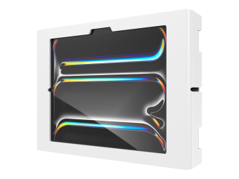 Compulocks iPad Pro M4 11" (2024), Apex Secured Enclosure Wall Mount - Gehäuse - für Tablett - Glasbefestigung, Raum - verriegelbar - hochwertiges Aluminium - weiß - Bildschirmgröße 27.94 cm (11")