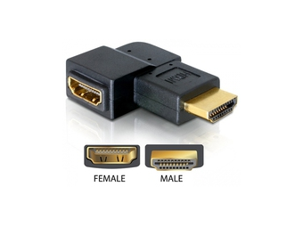 Delock HDMI-Adapter - HDMI weiblich zu HDMI männlich