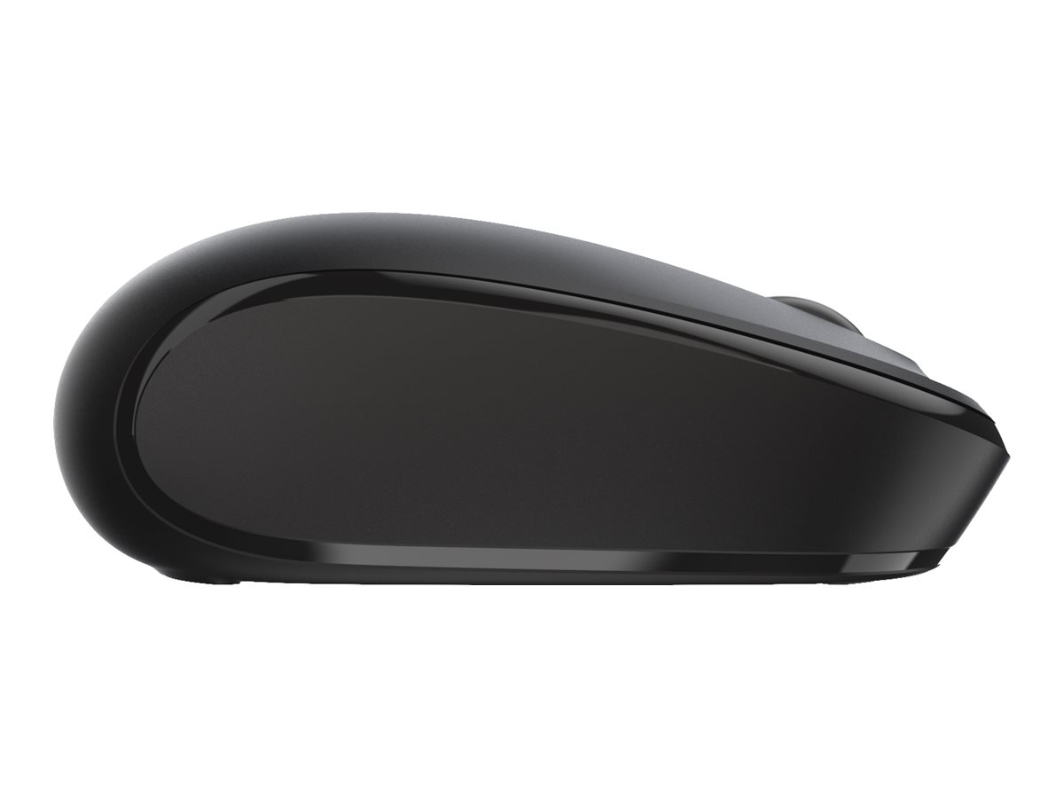 Microsoft Wireless Mobile Mouse 1850 - Maus - rechts- und linkshändig - optisch - 3 Tasten - kabellos - 2.4 GHz - kabelloser Empfänger (USB)