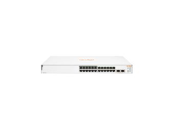 HPE Networking Networking Instant On Switch 24p Gigabit CL4 PoE 2p SFP 195W 1830 - Managed - L2 - Gigabit Ethernet (101001000) - Power over Ethernet (PoE) - Rack-Einbau - 1U