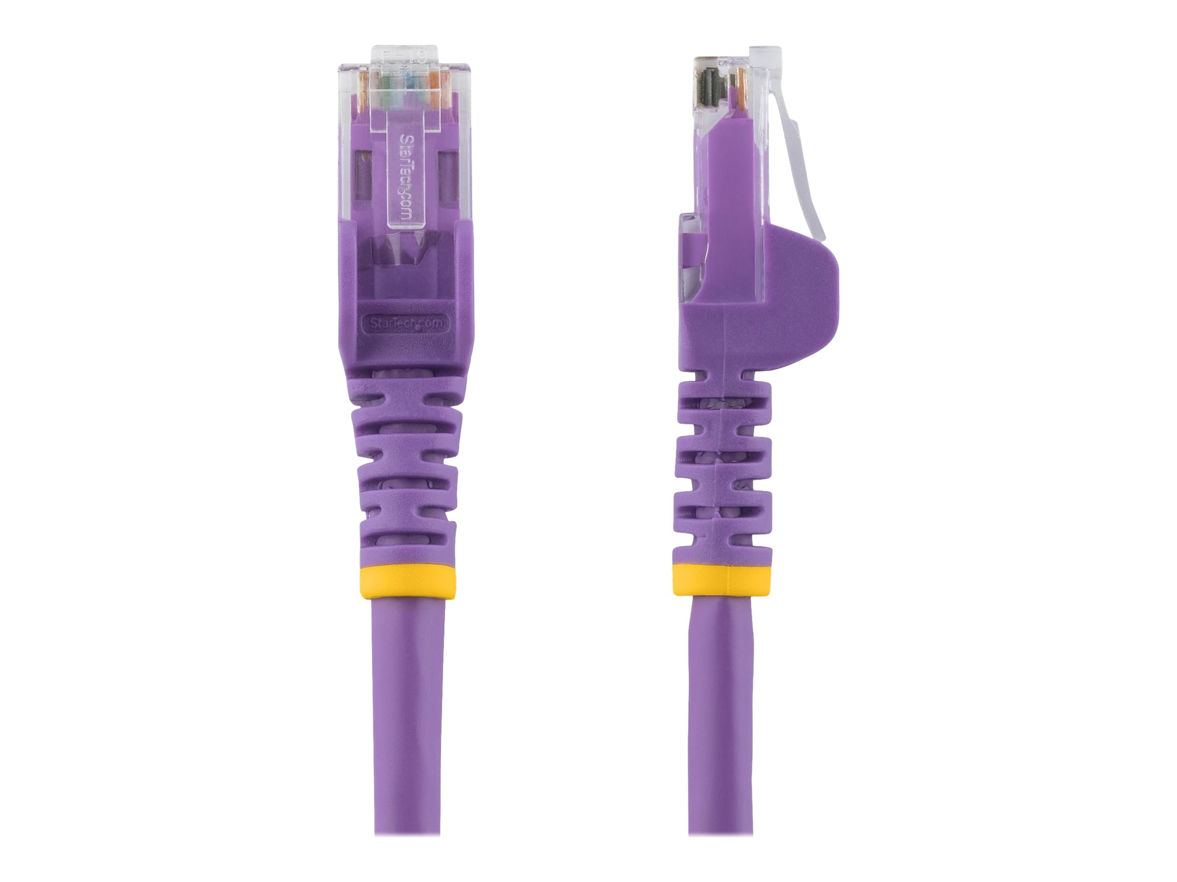 StarTech.com 2m Cat6 Gigabit Snagless Patchkabel - RJ45 UTP Netzwerkkabel mit Schutzmanschette - Cat 6 Kabel - Lila - Patch-Kabel - RJ-45 (M)