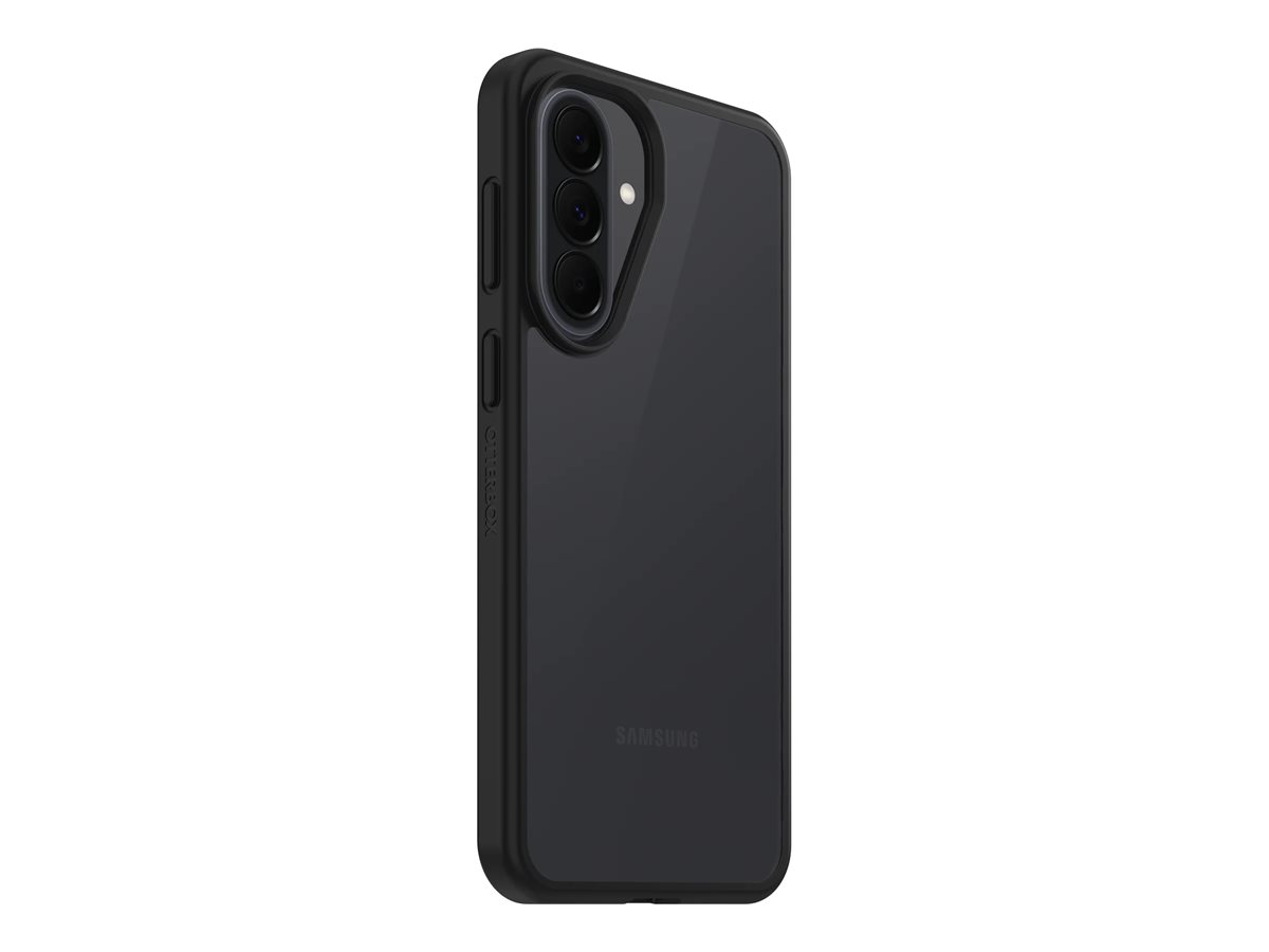 OtterBox React Series - Schutzabdeckung für Mobiltelefon - Polycarbonat, Kunstfaser - Black Crystal (transparentschwarz)