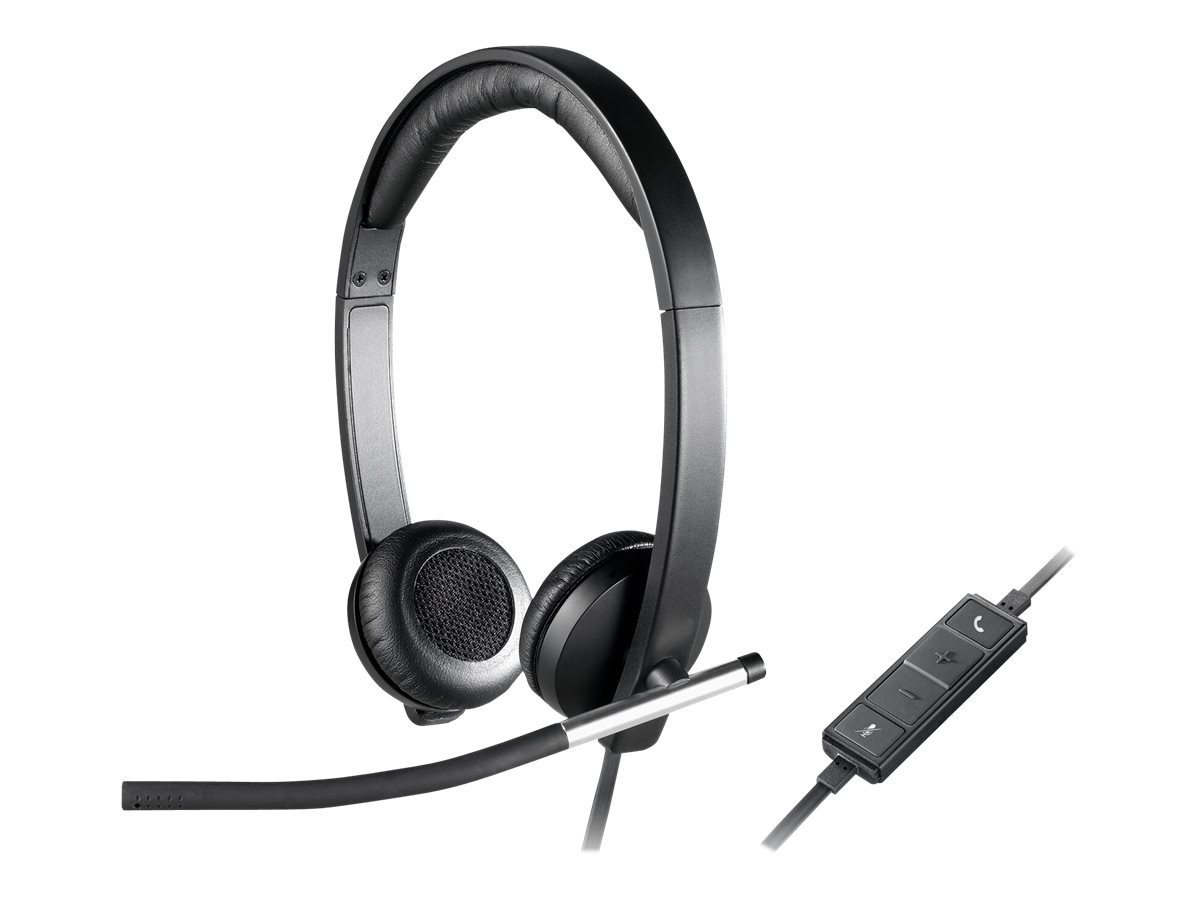 Logitech USB Headset Stereo H650e - Headset - On-Ear