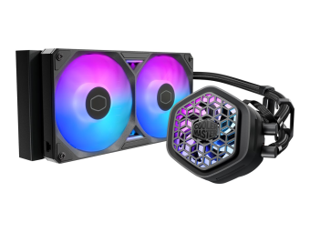 Cooler Master MasterLiquid 240 Atmos II - Prozessor-Flüssigkeitskühlsystem - Kühlergröße 240 mm - (für LGA1851, LGA1700, LGA1200, LGA1151, LGA1150, LGA1156, AM4, AM5)