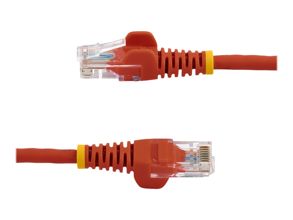 StarTech.com 3m Cat5e RJ45 UTP Netzwerkkabel Snagless - Cat 5e Patchkabel - Rot - Stecker  Stecker - Patch-Kabel - RJ-45 (M)