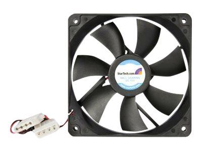 StarTech.com 120mm Gehäuselüfter - 12cm Lüfter für PC Gehäuse mit LP4 Molex Stecker (120mmx120mmx25mm)