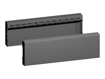 Rittal VX - Sockel-Seitenblenden - Blechstahl - RAL 9005 (Packung mit 2)