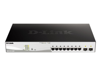 D-Link DGS 1210-10MP - Switch - L2+ - Smart - 8 x 101001000 (PoE+)