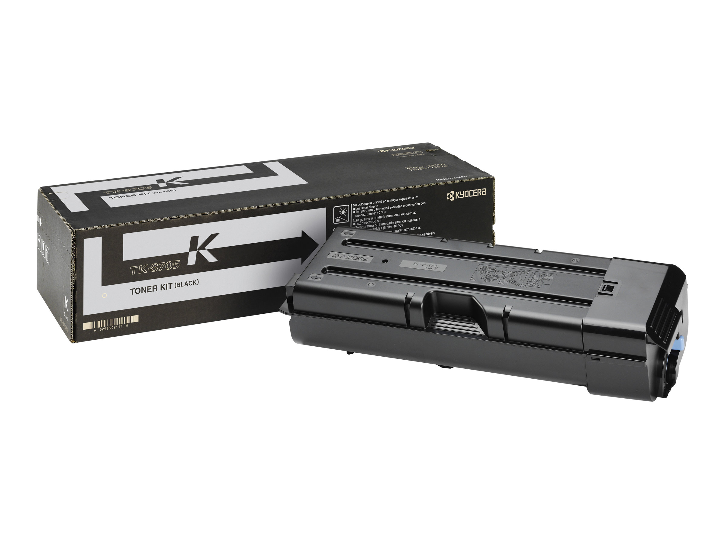 Kyocera TK 8705K - Schwarz - original - Tonerpatrone