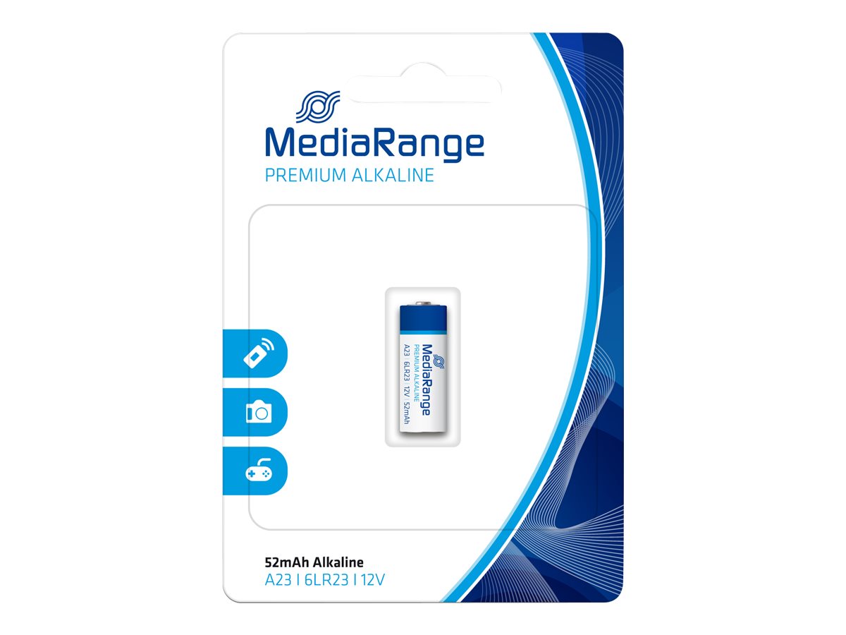 MEDIARANGE Batterie A23 - Alkalisch - 52 mAh