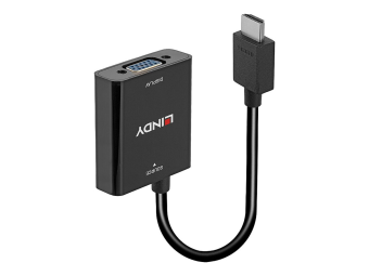 Lindy Videokonverter - HDMI - VGA - Schwarz