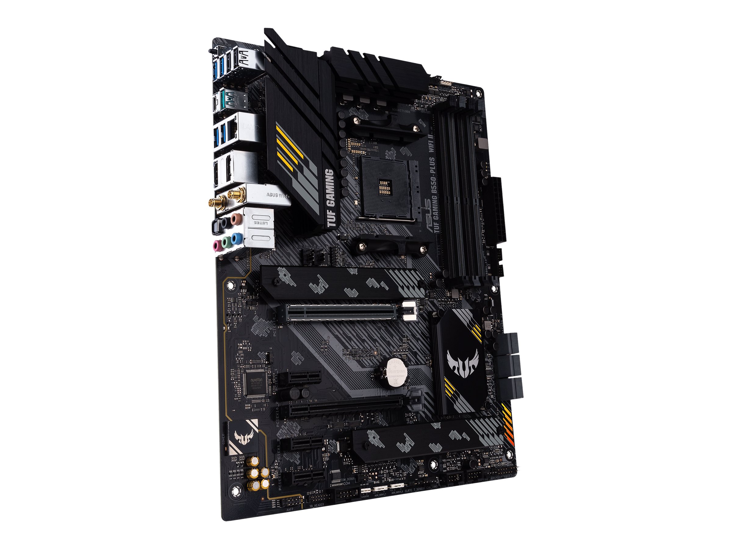 ASUS TUF GAMING B550-PLUS WIFI II - Motherboard - ATX - Socket AM4 - AMD B550 Chipsatz - USB-C Gen2, USB 3.2 Gen 1, USB 3.2 Gen 2 - 2.5 Gigabit LAN, Wi-Fi 6, Bluetooth - Onboard-Grafik (CPU erforderlich)