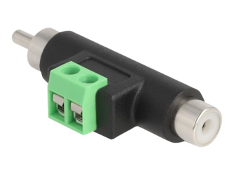 Delock Video-  Audio-Adapter - RCA zu 2-polige Klemmleiste