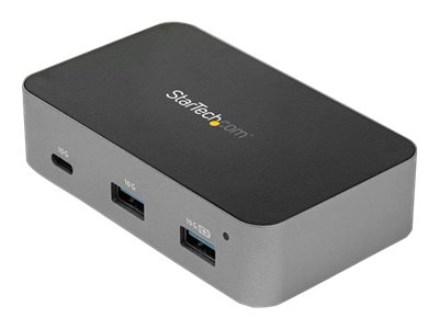 StarTech.com HB31C3A1CS 4-Port-USB-C-Hub (10 Gbits, 3x USB-A und 1x USB-C, 1m Hostkabel, powered, mit Netzteil)