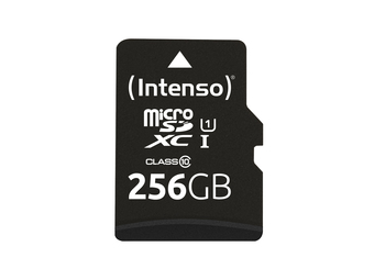 Intenso microSD 256GB UHS-I Perf CL10| Performance - 256 GB - MicroSD - Klasse 10 - UHS-I - 90 MBs - Class 1 (U1)
