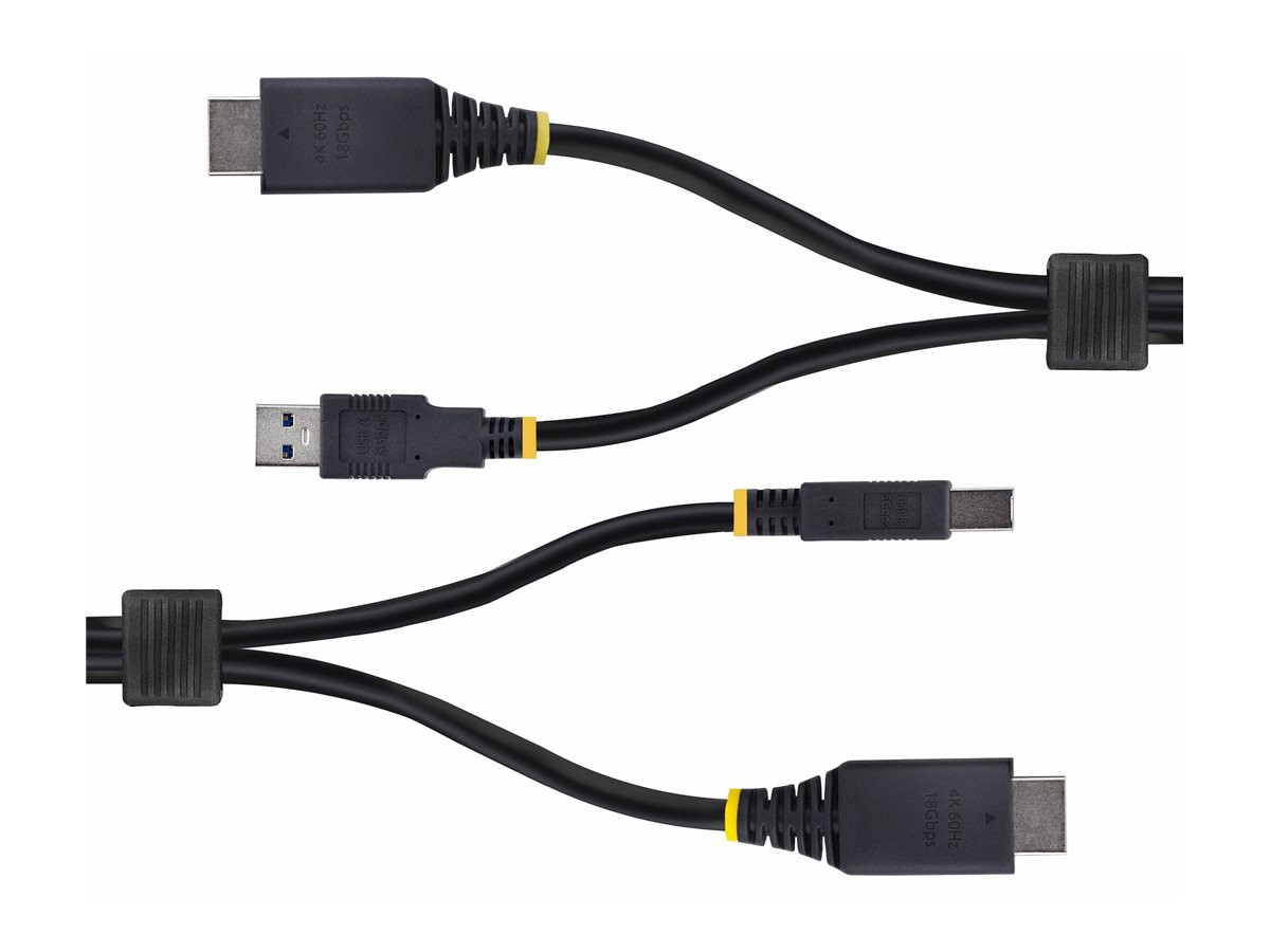 StarTech.com 10ft (3m) HDMI and USB 5Gbps KVM Cable - Tastatur-  Video-  Maus- (KVM-)