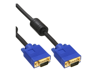 InLine S-VGA Kabel Premium - 15pol HD Stecker  Stecker - schwarz - 10m