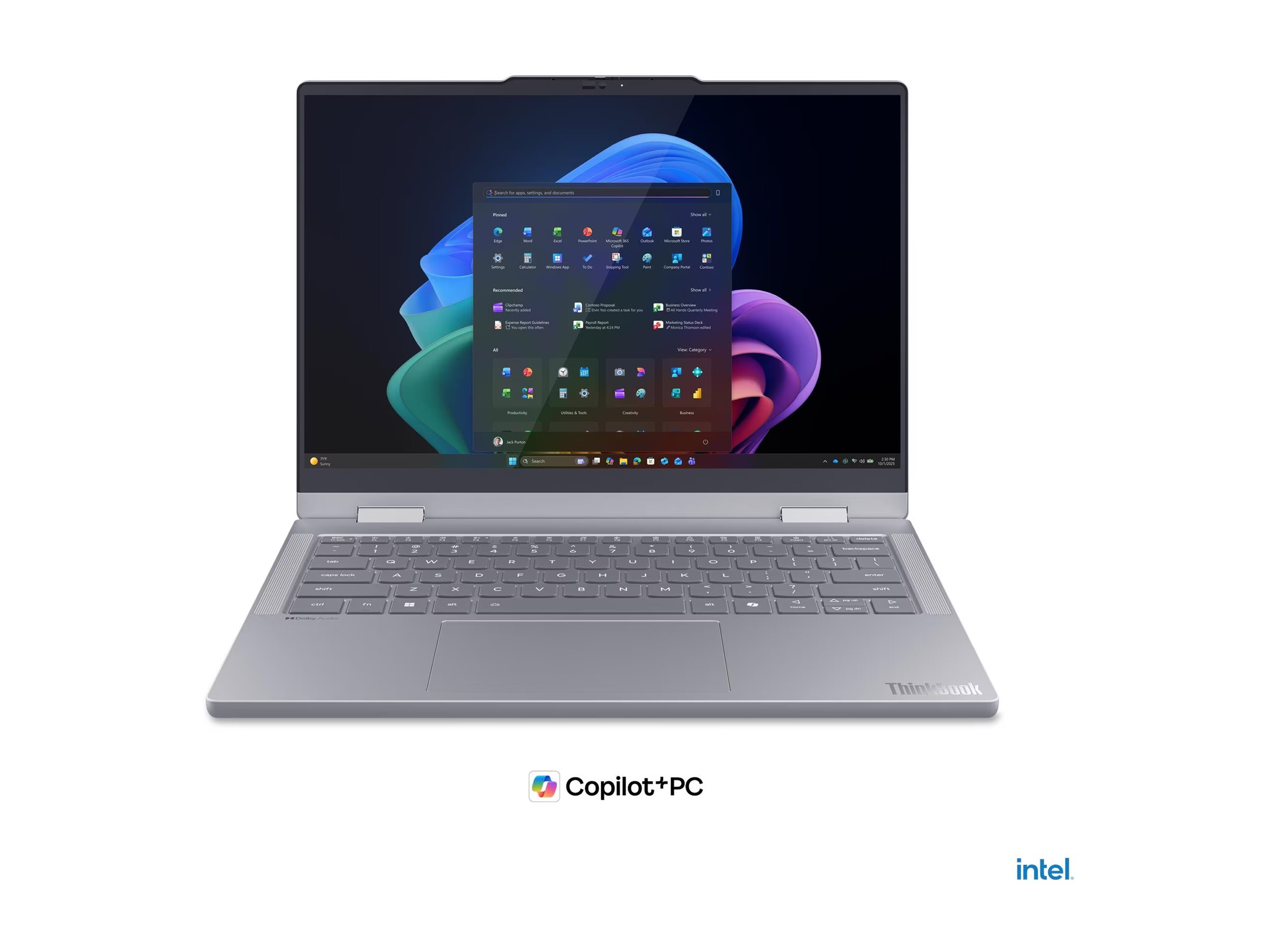 Lenovo ThinkBook 14 2-in-1 G6 IPL 22AR - Flip-Design - Intel Core Ultra 5 325  2.1 GHz - Win 11 Pro - Intel Graphics - 16 GB RAM - 512 GB SSD NVMe - 35.6 cm (14")